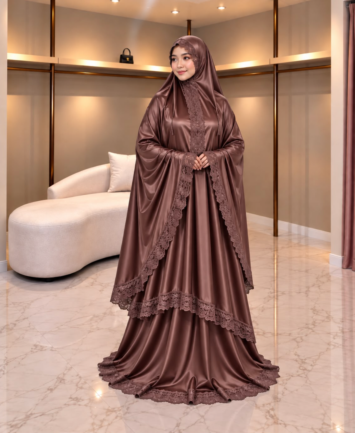 Tenue de prière — Prune brun foncé (C14)