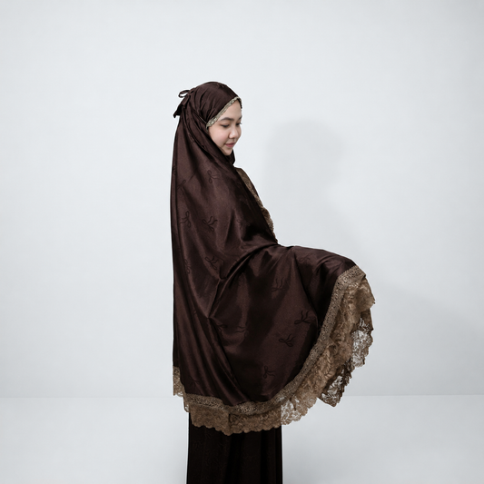 Mukena Naila — Brun Chocolat